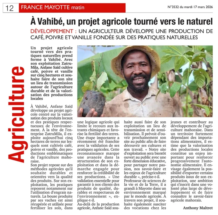 Article France Mayotte Matin